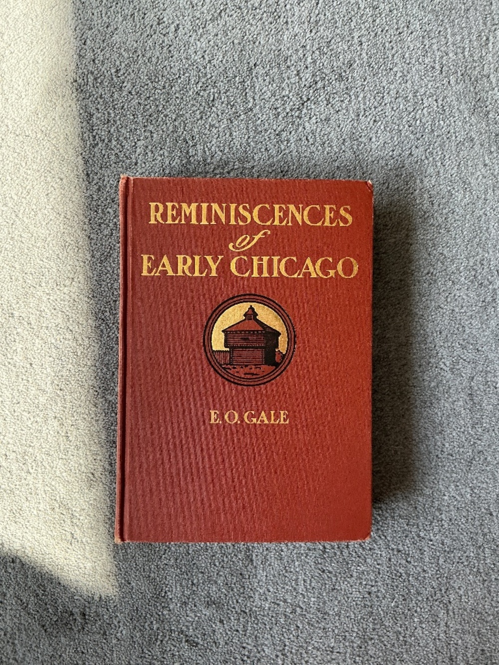 Antique book Reminiscences of Early Chicago